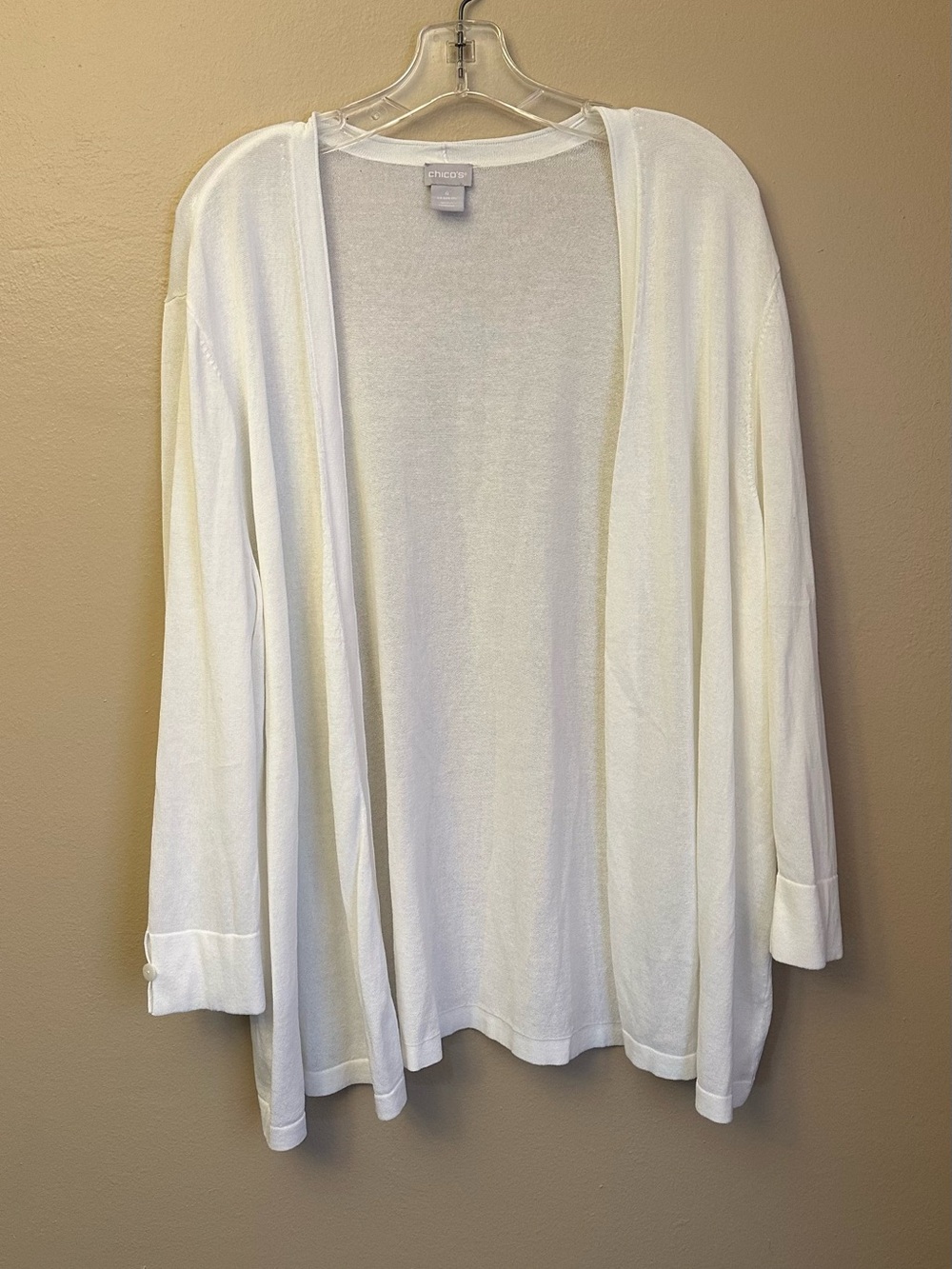 Chicos White Cardigan